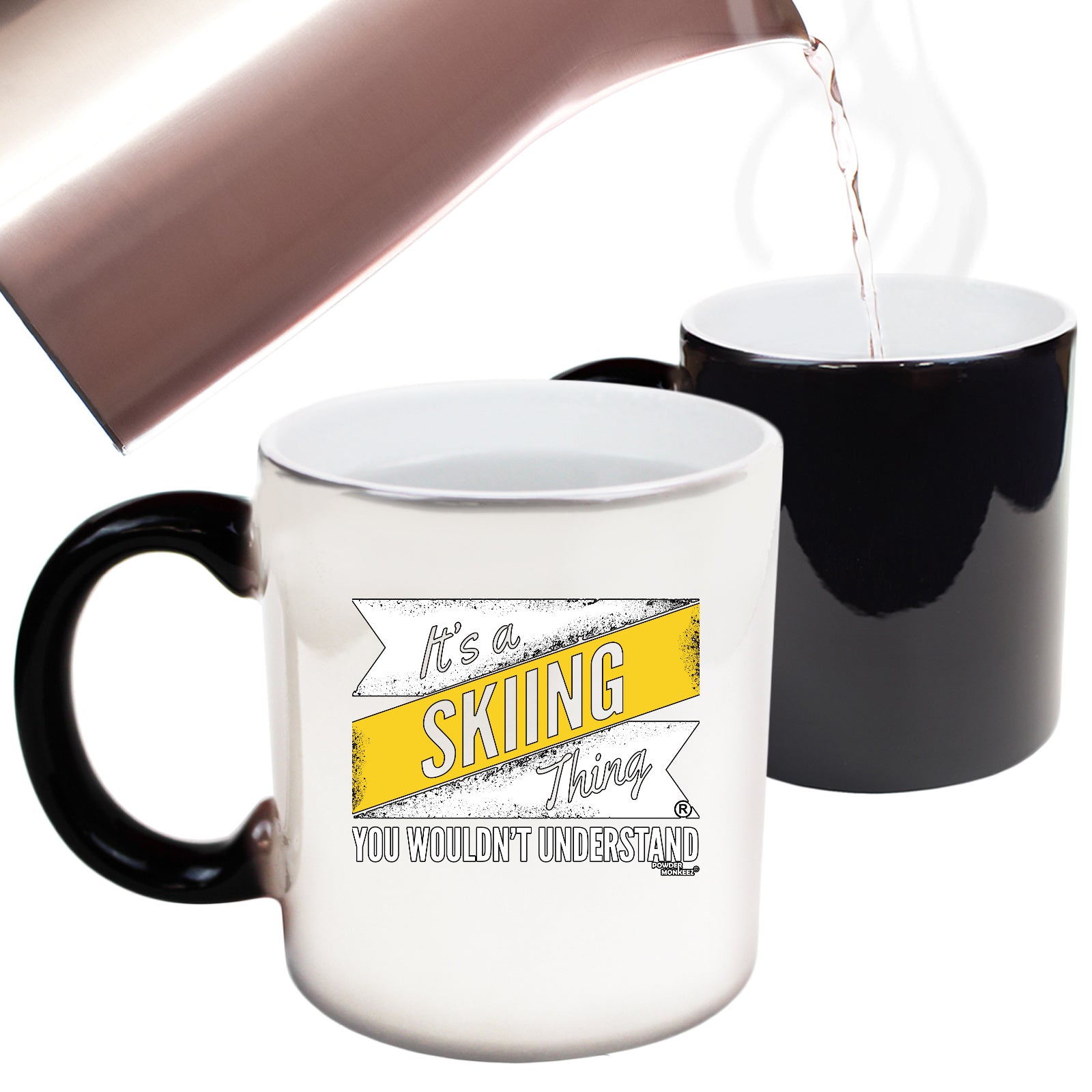 Pm Its A Skiing Thing - Funny Colour Changing Mug