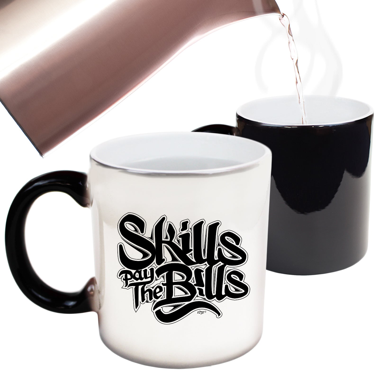 Skills Pay The Bills - Funny Colour Changing Mug