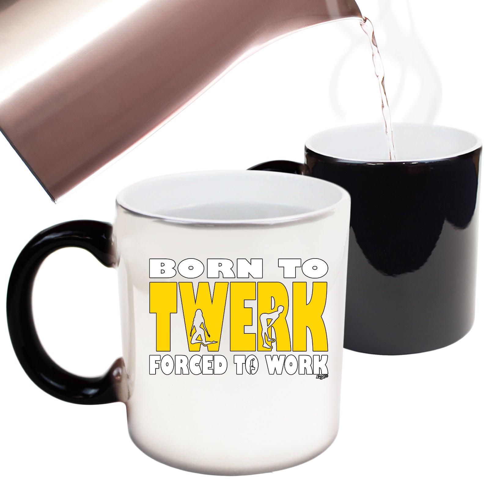 Born To Twerk - Funny Colour Changing Mug Cup