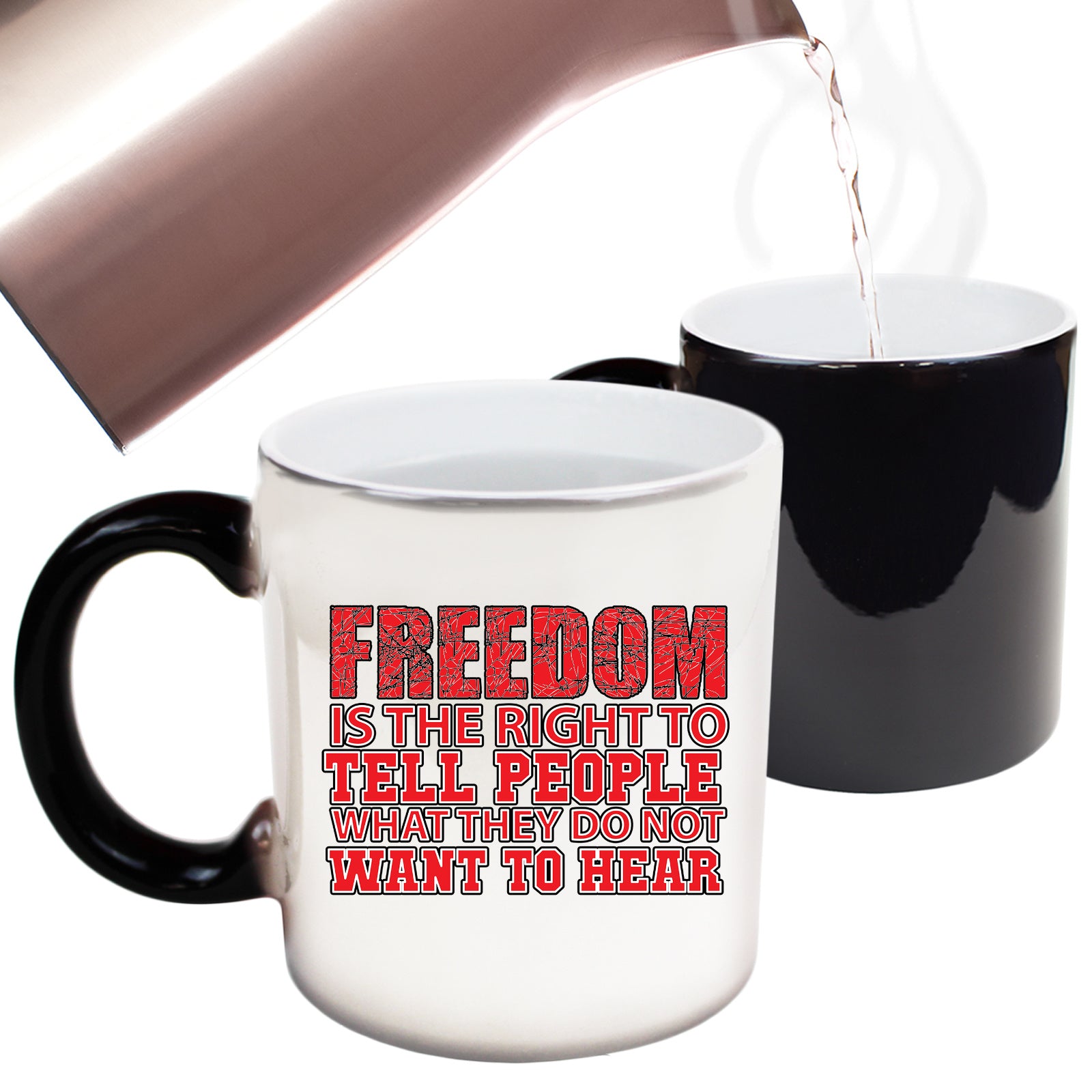 Freedom Political - Funny Colour Changing Mug