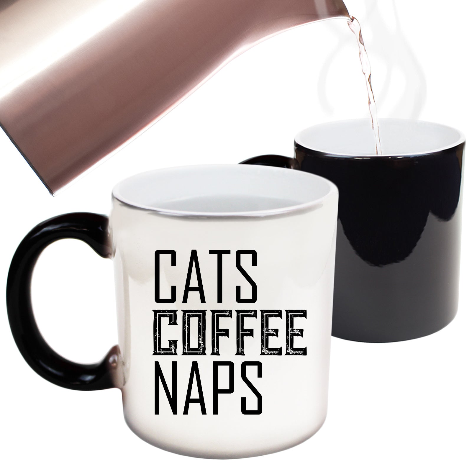 Cats Coffee Naps - Funny Colour Changing Mug