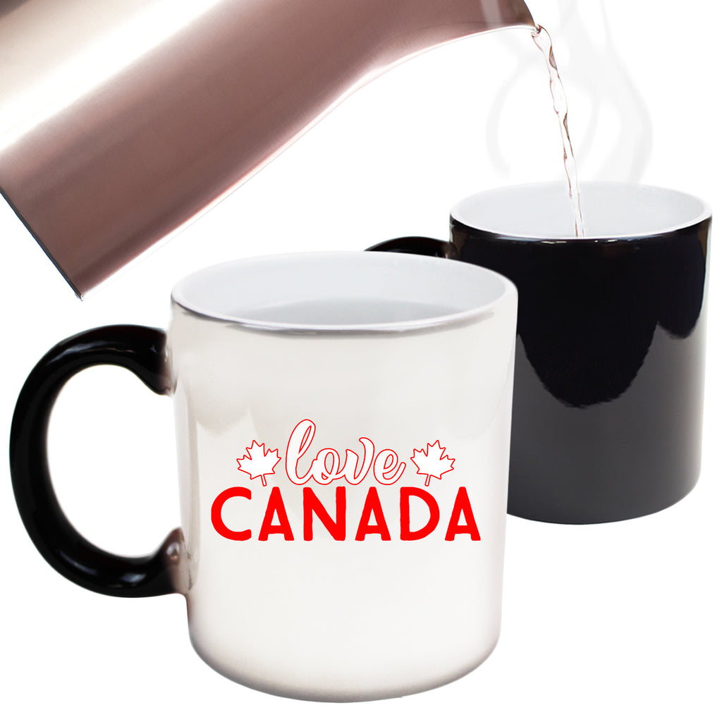 Love Canada Country Flag - Funny Colour Changing Mug