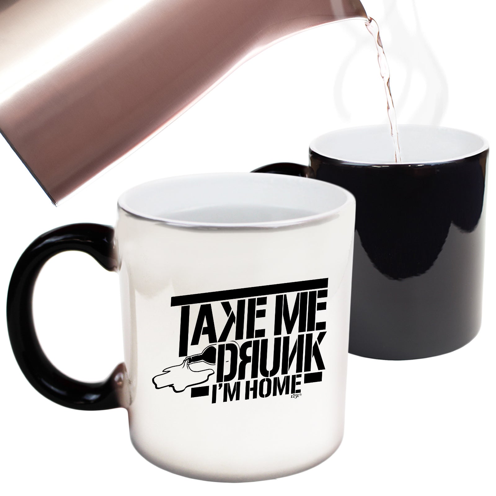 Take Me Drunk Im Home - Funny Colour Changing Mug