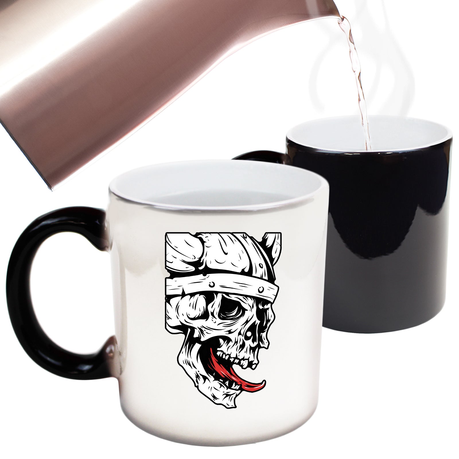 Viking Skull - Funny Colour Changing Mug