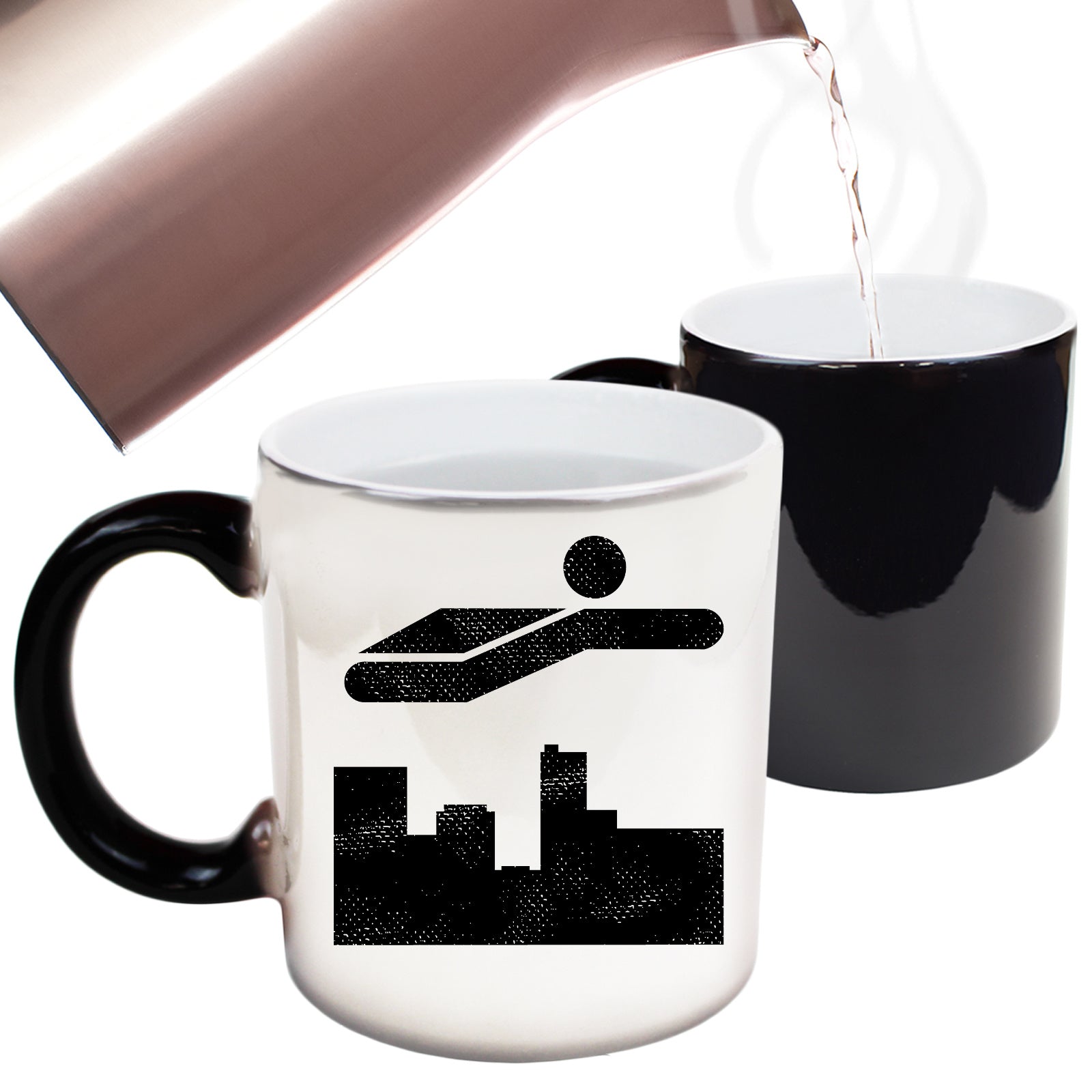 Suburb Superhero Hero City Suburban - Funny Colour Changing Mug