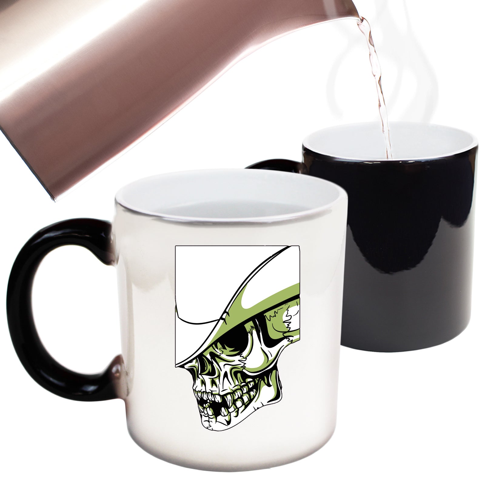 Cowboy Skull Fashion - Funny Colour Changing Mug
