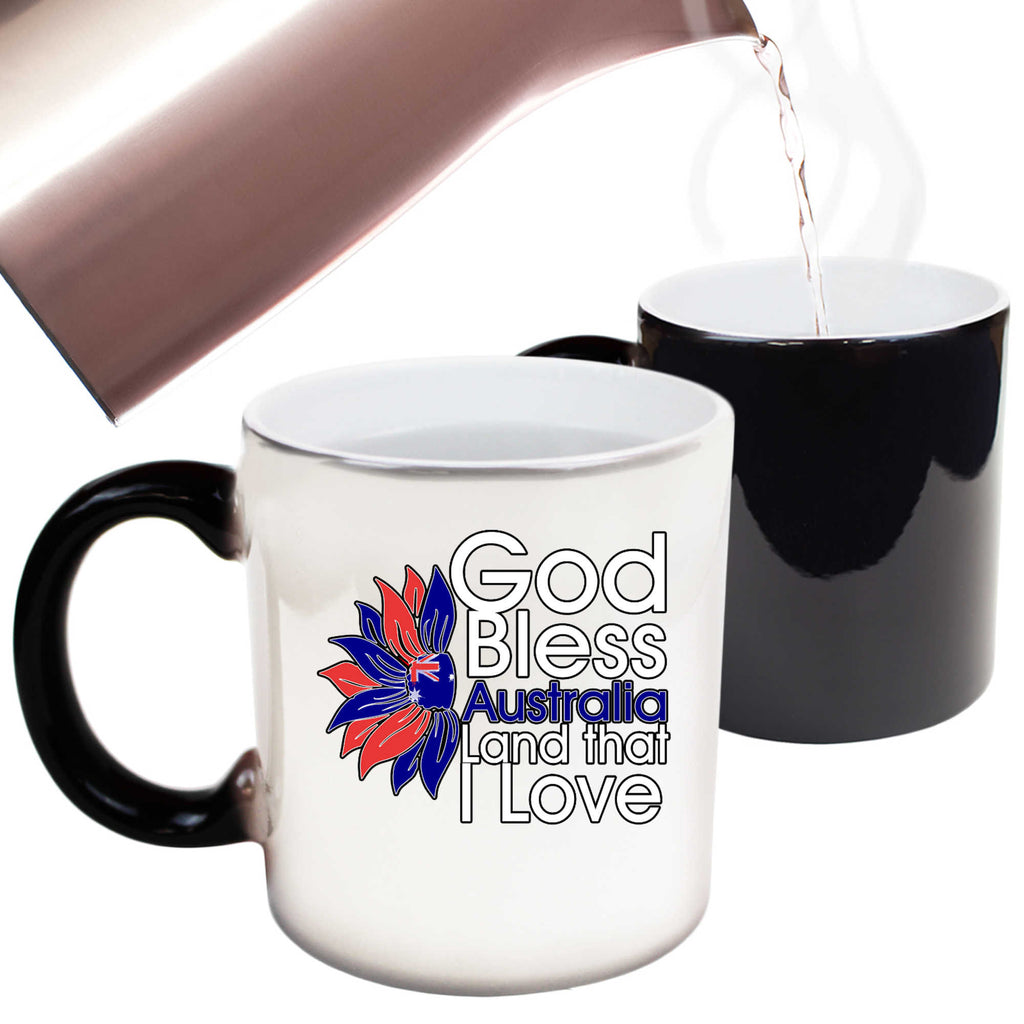 God Bless Australia - Funny Colour Changing Mug