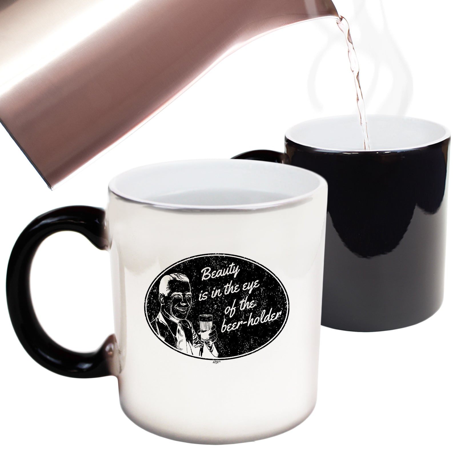 Beauty Eye Beer Holder - Funny Colour Changing Mug Cup