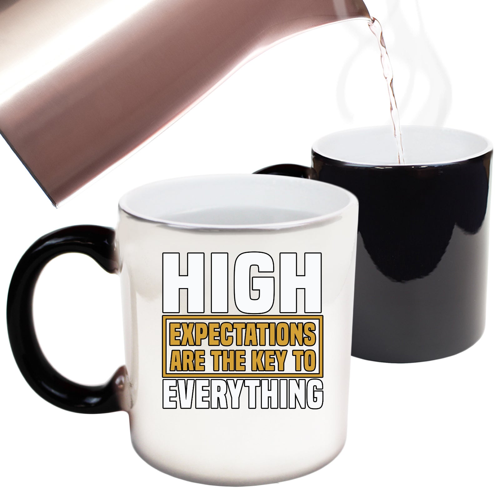 High Expectations Are The Key To Everything - Funny Colour Changing Mug