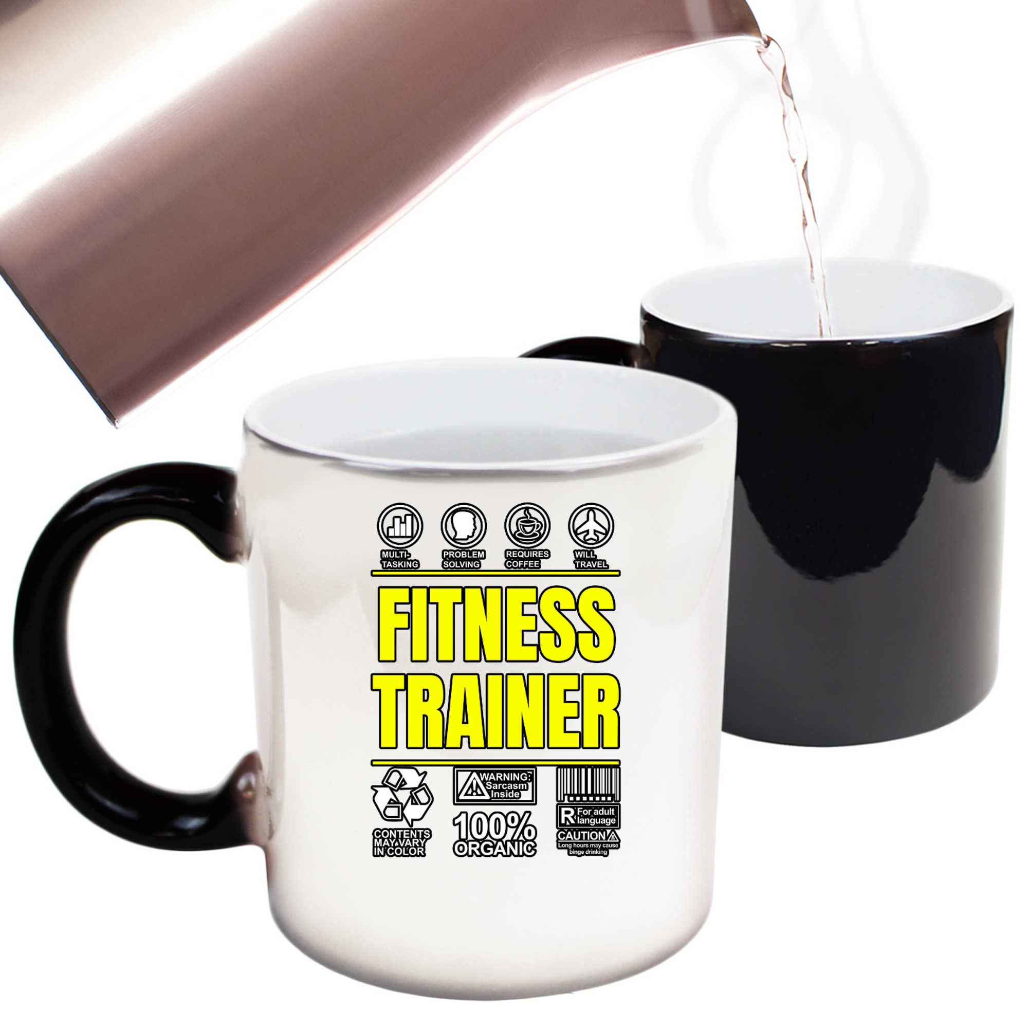 Fitness Trainer Sarcastic Humour - Funny Colour Changing Mug
