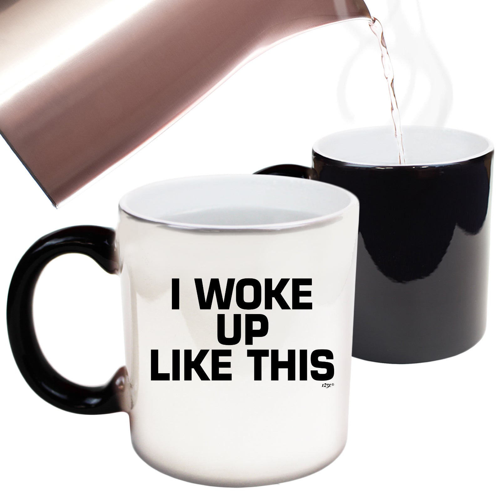Woke Up Like This - Funny Colour Changing Mug