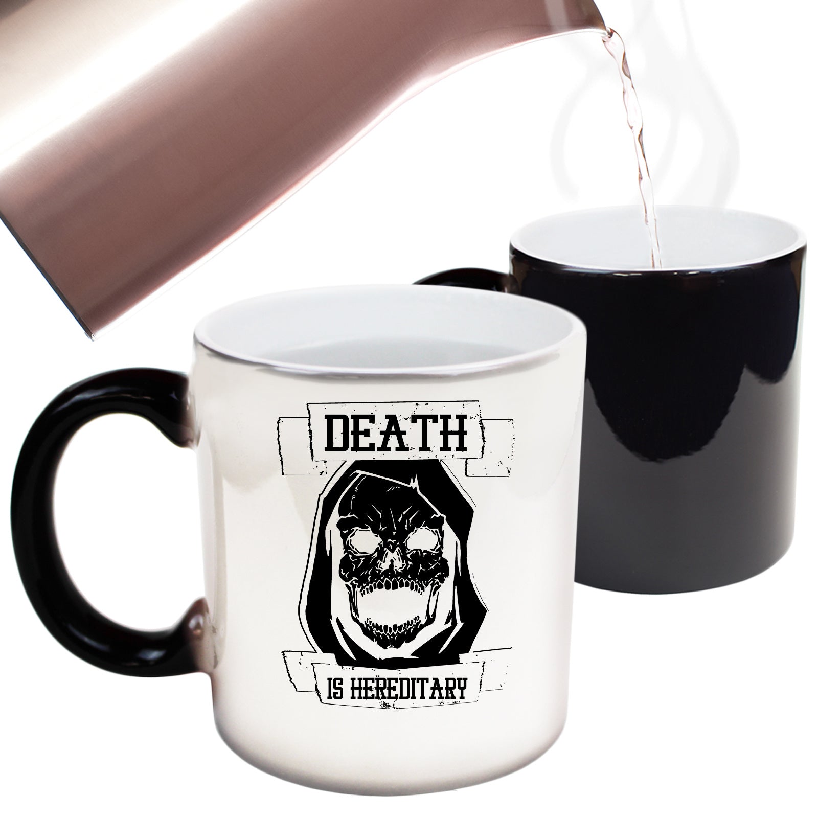 Death Is Hereditary - Funny Colour Changing Mug