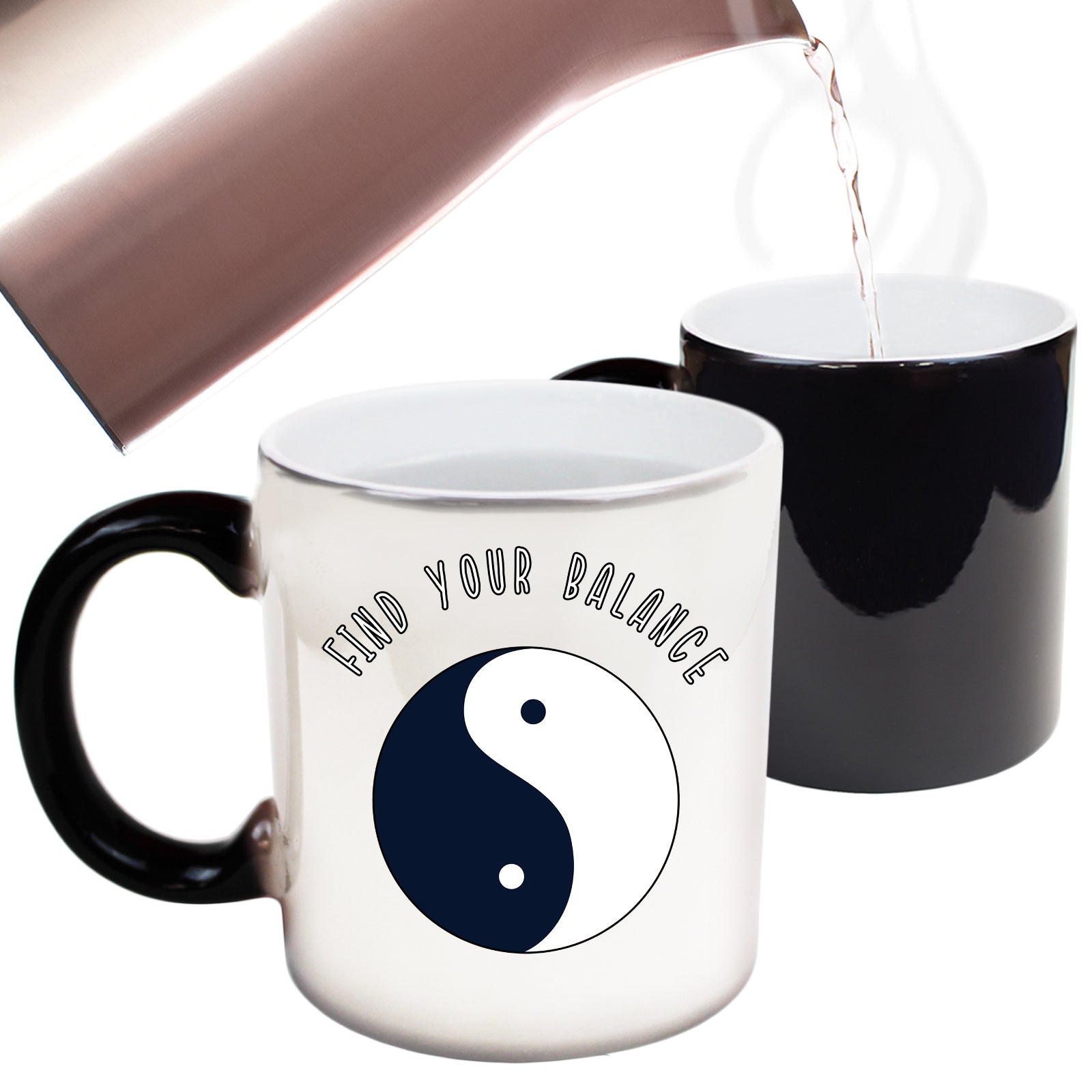 Find Your Balance - Funny Colour Changing Mug