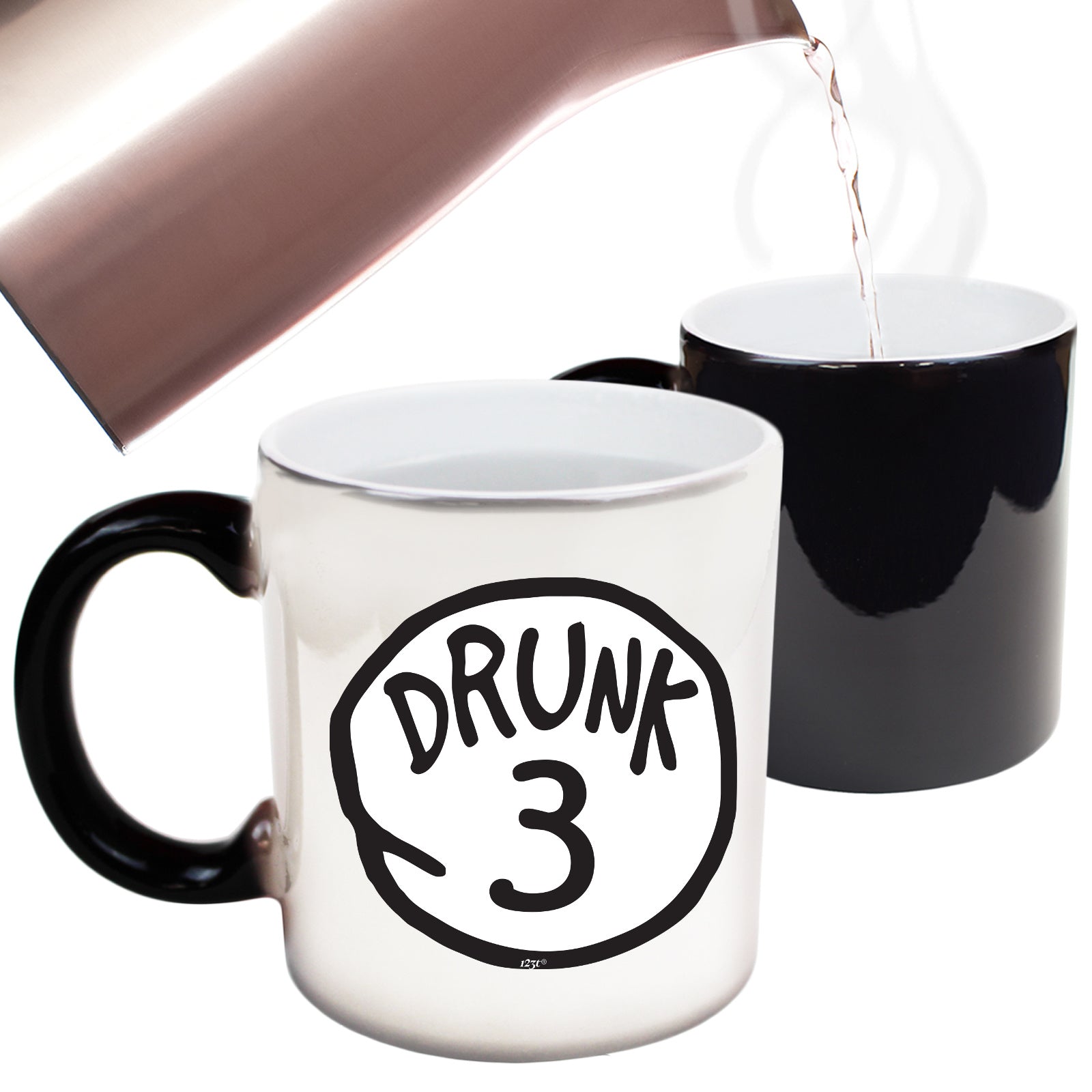 Drunk 3 - Funny Colour Changing Mug Cup