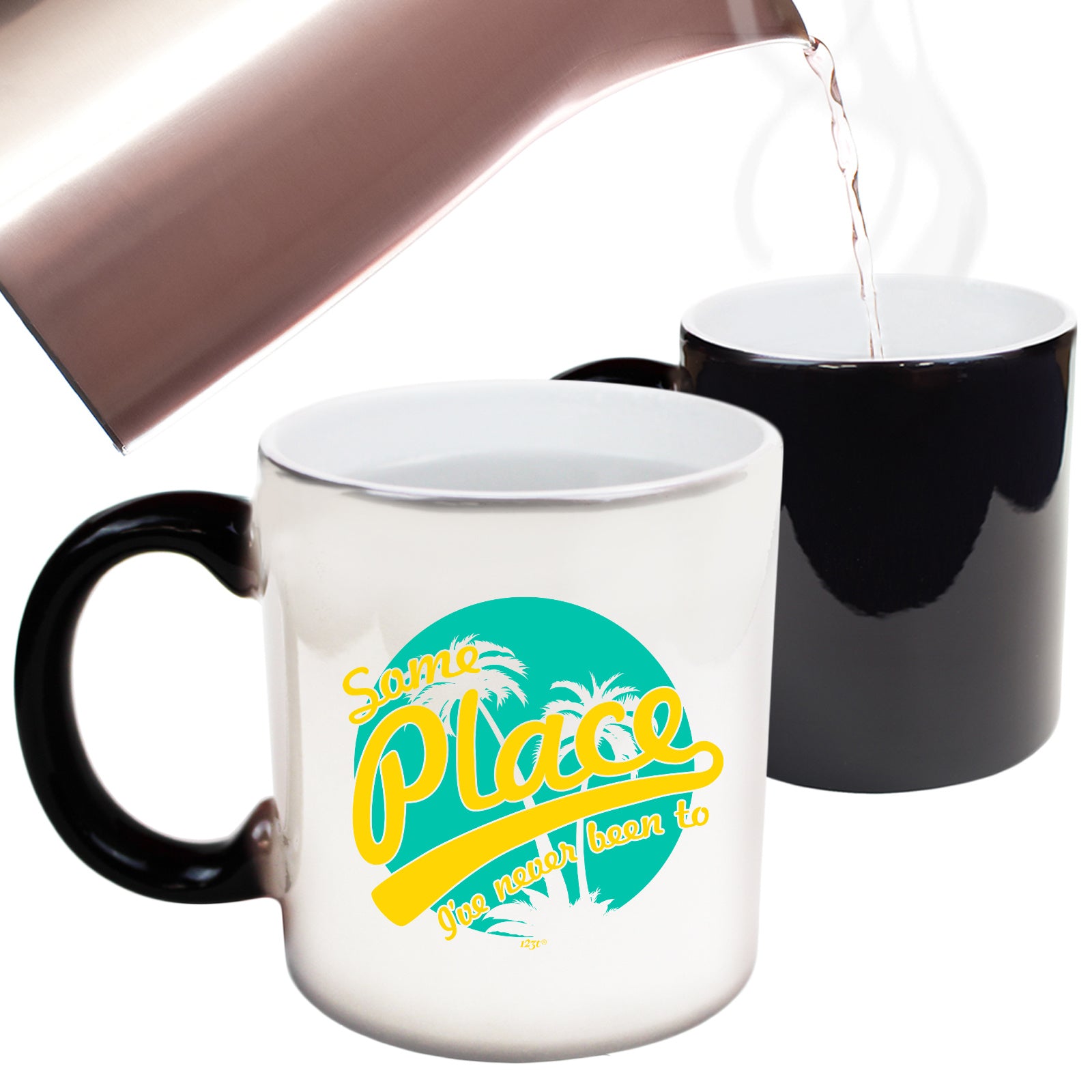Some Place Ive Never Been To - Funny Colour Changing Mug