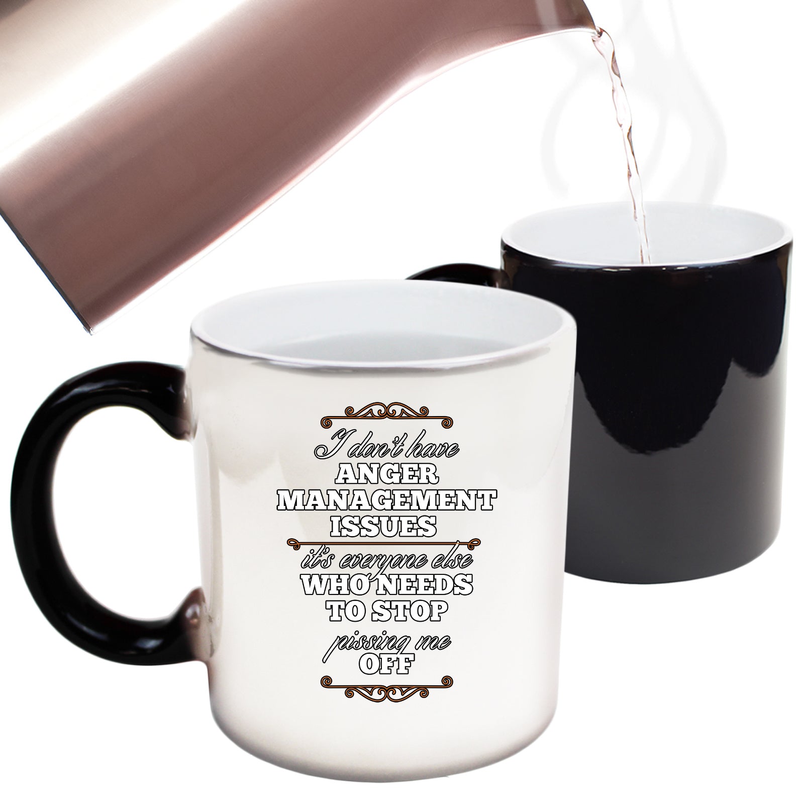 Anger Management Issues - Funny Colour Changing Mug