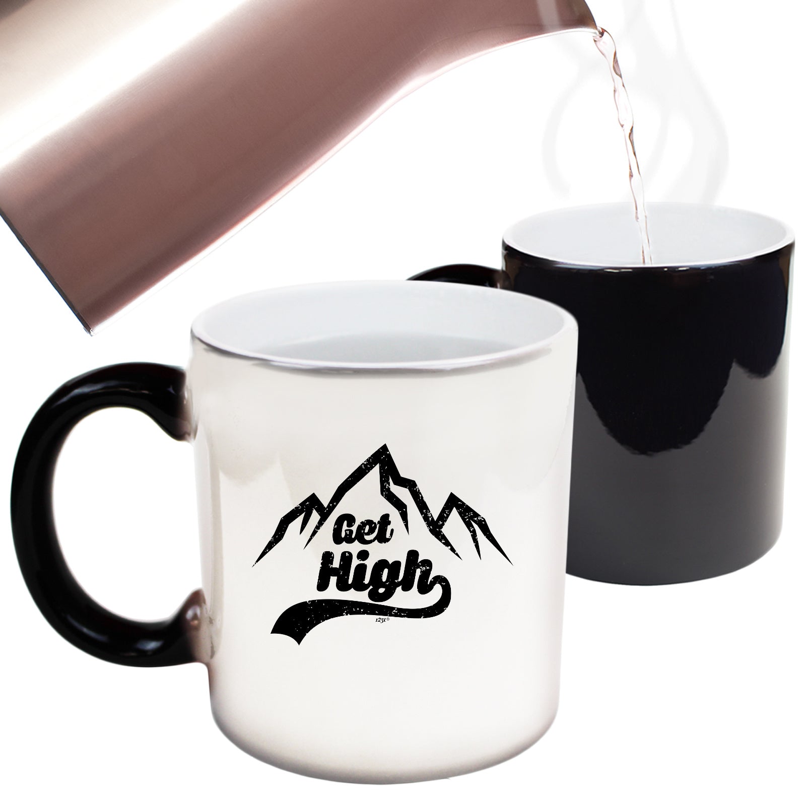 Get High Snow Mountains - Funny Colour Changing Mug Cup