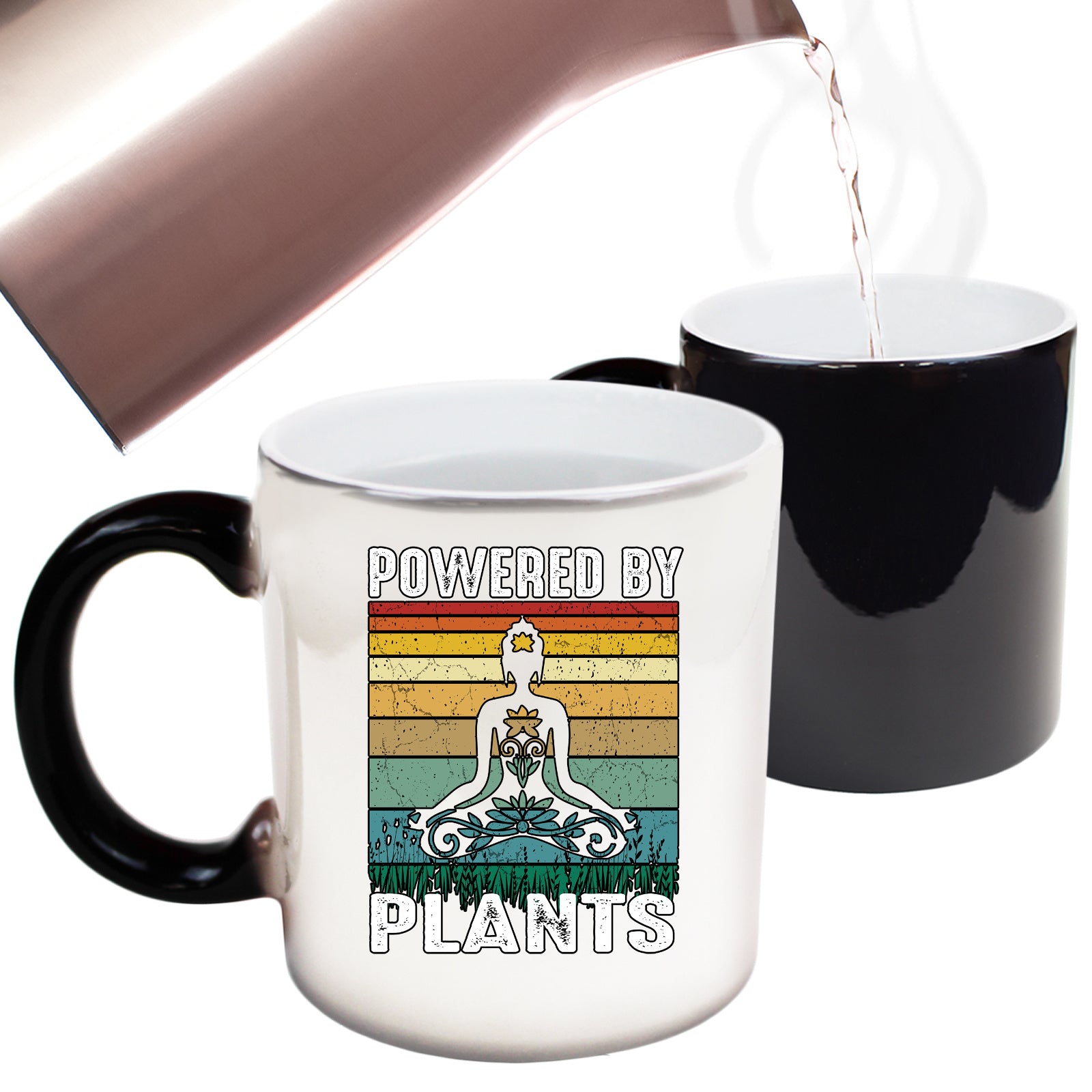 Vegan Powered By Plants - Funny Colour Changing Mug
