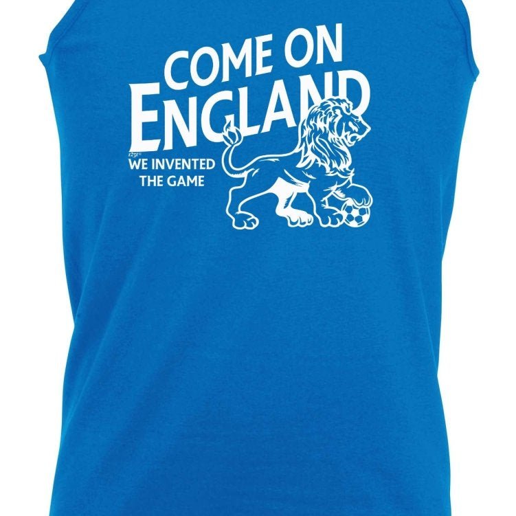 Come On England Football - Funny Novelty Vest Singlet Unisex Tank Top - 123t Australia | Funny T-Shirts Mugs Novelty Gifts