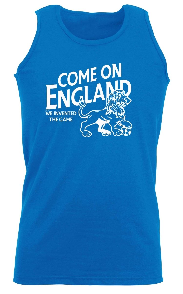 Come On England Football - Funny Novelty Vest Singlet Unisex Tank Top - 123t Australia | Funny T-Shirts Mugs Novelty Gifts