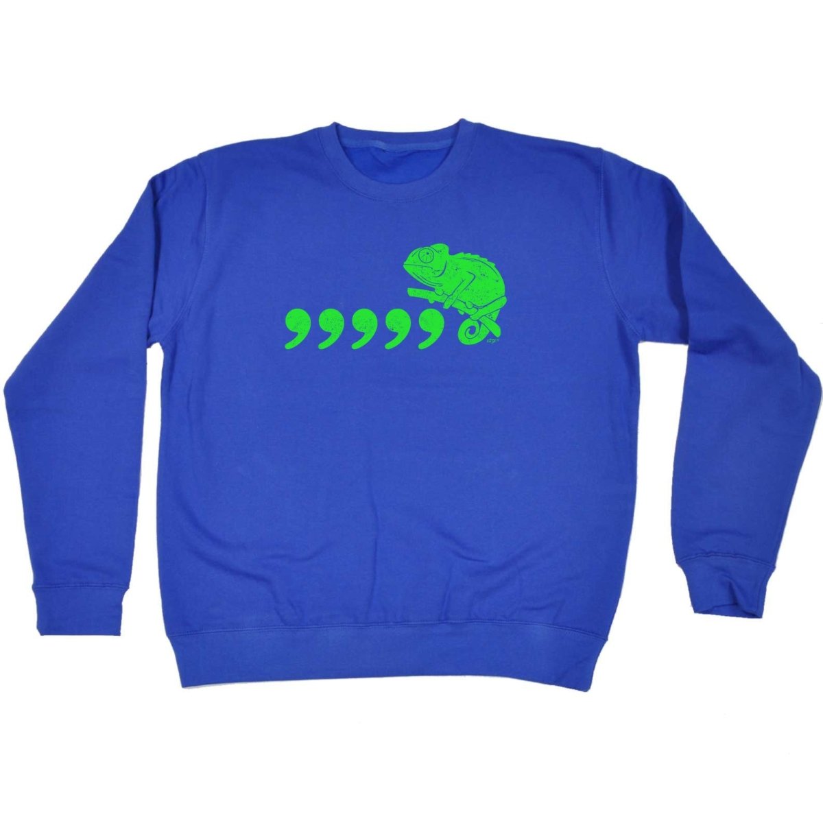 Comma Chameleon 80'S Retro - Funny Novelty Sweatshirt - 123t Australia | Funny T-Shirts Mugs Novelty Gifts