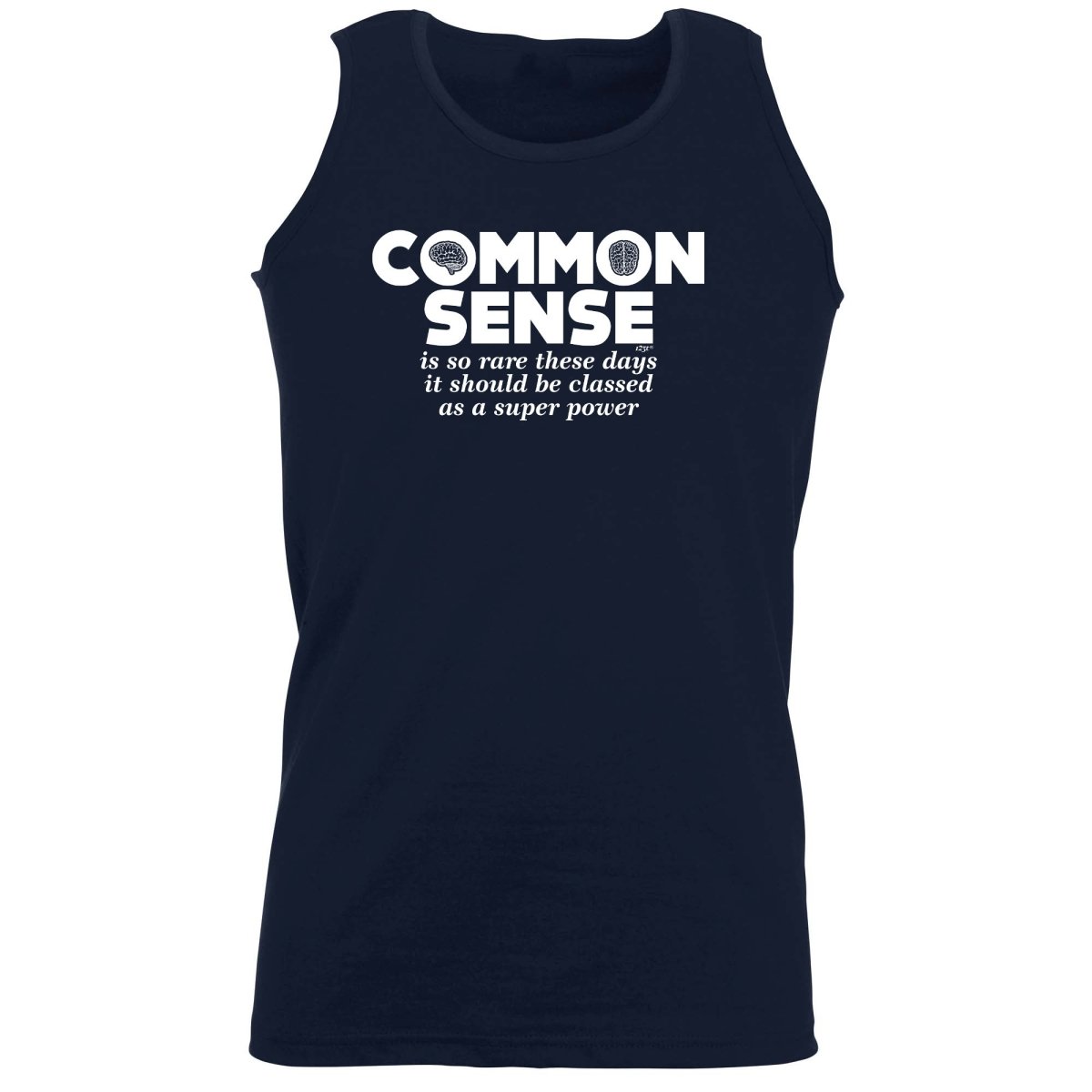 Common Sense Is So Rare - Funny Novelty Vest Singlet Unisex Tank Top - 123t Australia | Funny T-Shirts Mugs Novelty Gifts