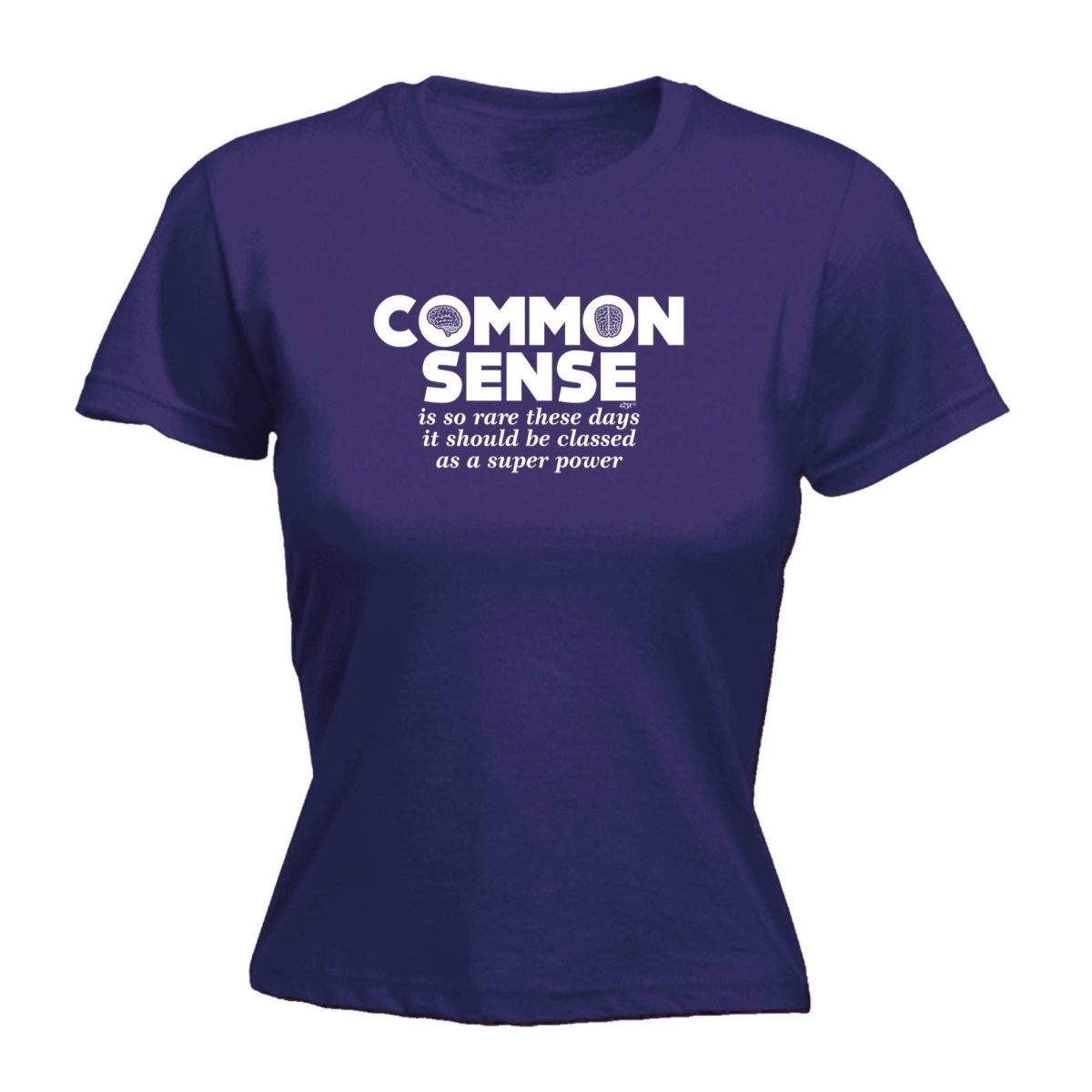 Common Sense Is So Rare - Funny Novelty Womens T-Shirt T Shirt Tshirt - 123t Australia | Funny T-Shirts Mugs Novelty Gifts