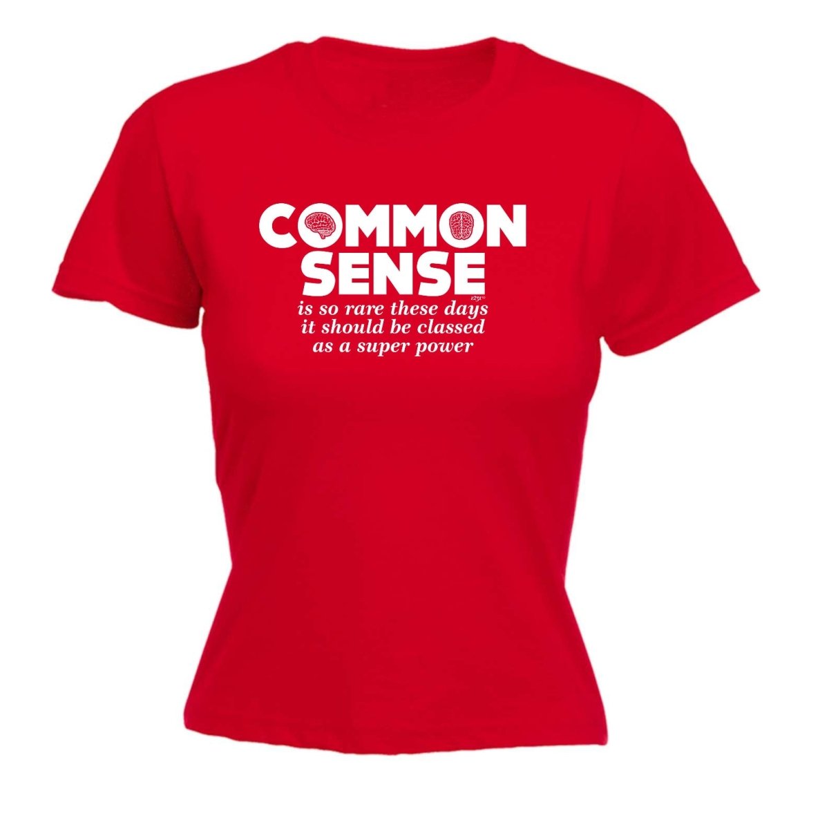 Common Sense Is So Rare - Funny Novelty Womens T-Shirt T Shirt Tshirt - 123t Australia | Funny T-Shirts Mugs Novelty Gifts