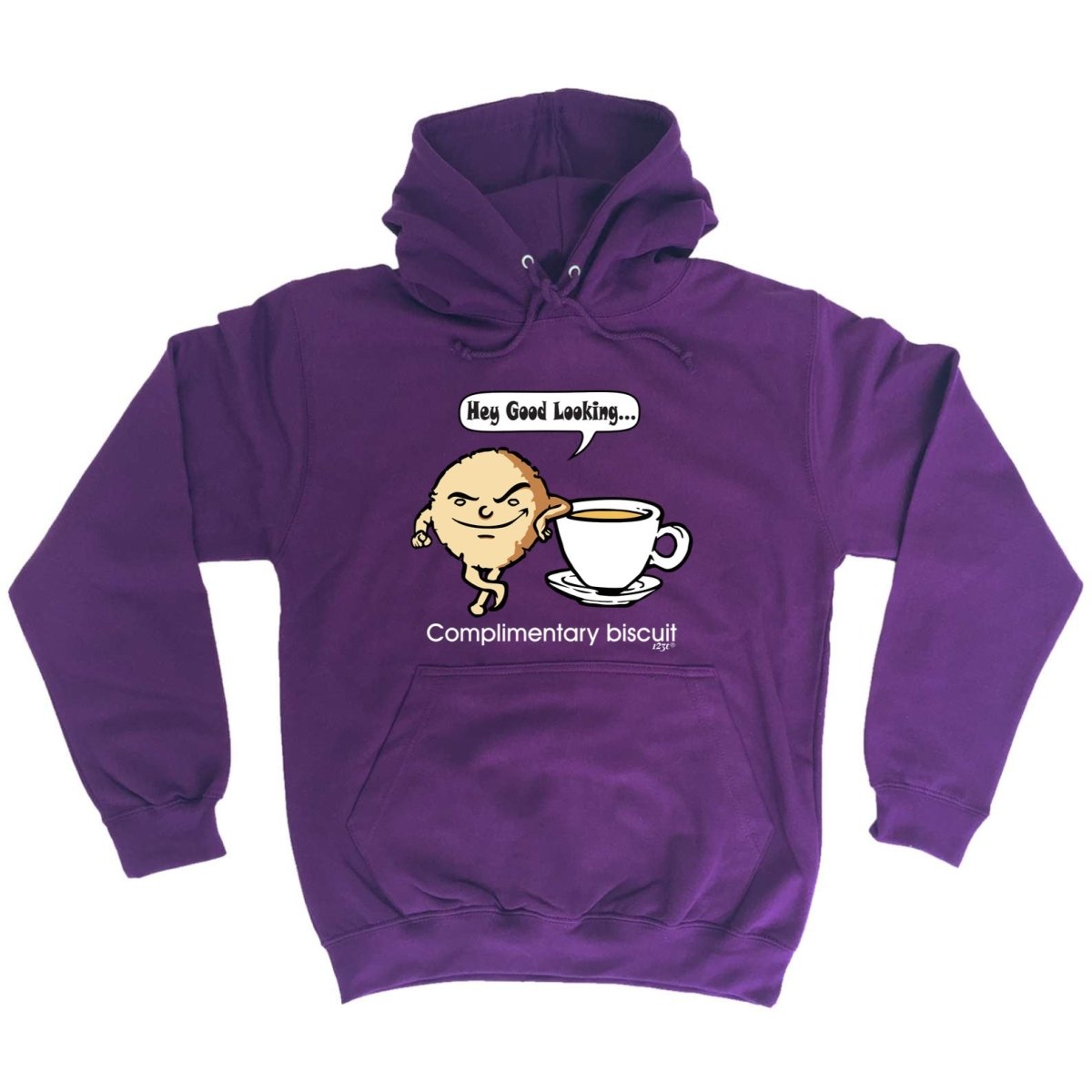 Complimentary Biscuit Coffee - Funny Novelty Hoodies Hoodie - 123t Australia | Funny T-Shirts Mugs Novelty Gifts