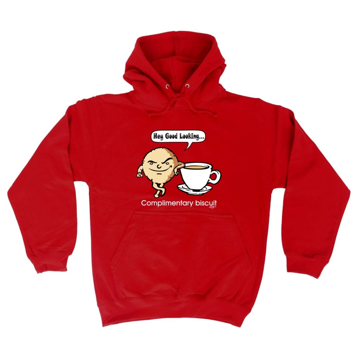 Complimentary Biscuit Coffee - Funny Novelty Hoodies Hoodie - 123t Australia | Funny T-Shirts Mugs Novelty Gifts