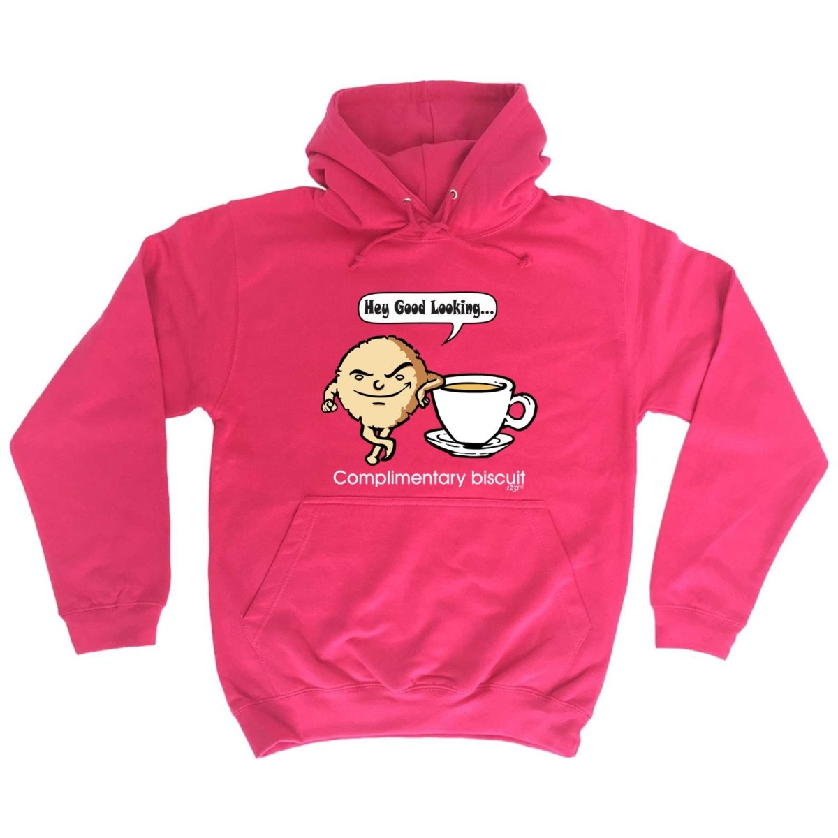 Complimentary Biscuit Coffee - Funny Novelty Hoodies Hoodie - 123t Australia | Funny T-Shirts Mugs Novelty Gifts