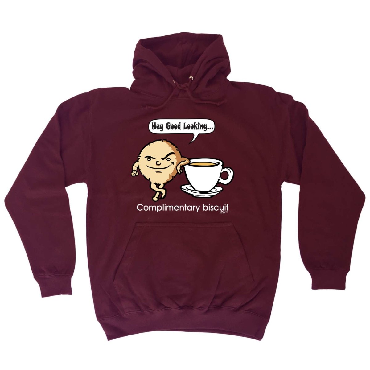 Complimentary Biscuit Coffee - Funny Novelty Hoodies Hoodie - 123t Australia | Funny T-Shirts Mugs Novelty Gifts