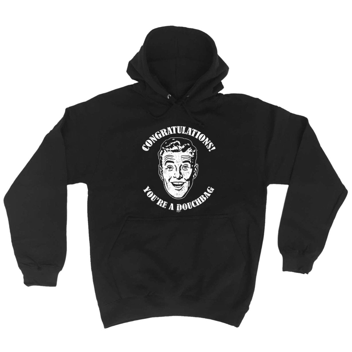 Congratulations Douchbag - Funny Novelty Hoodies Hoodie - 123t Australia | Funny T-Shirts Mugs Novelty Gifts