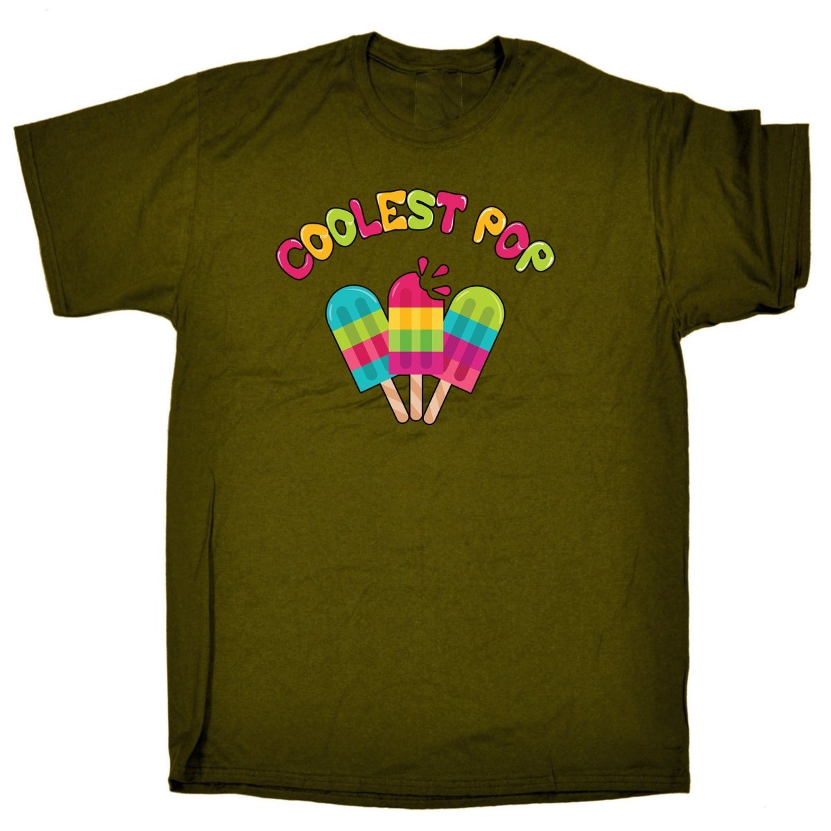 Coolest Pop Ice Cream - Mens Funny T-Shirt Tshirts Tee Shirt - 123t Australia | Funny T-Shirts Mugs Novelty Gifts