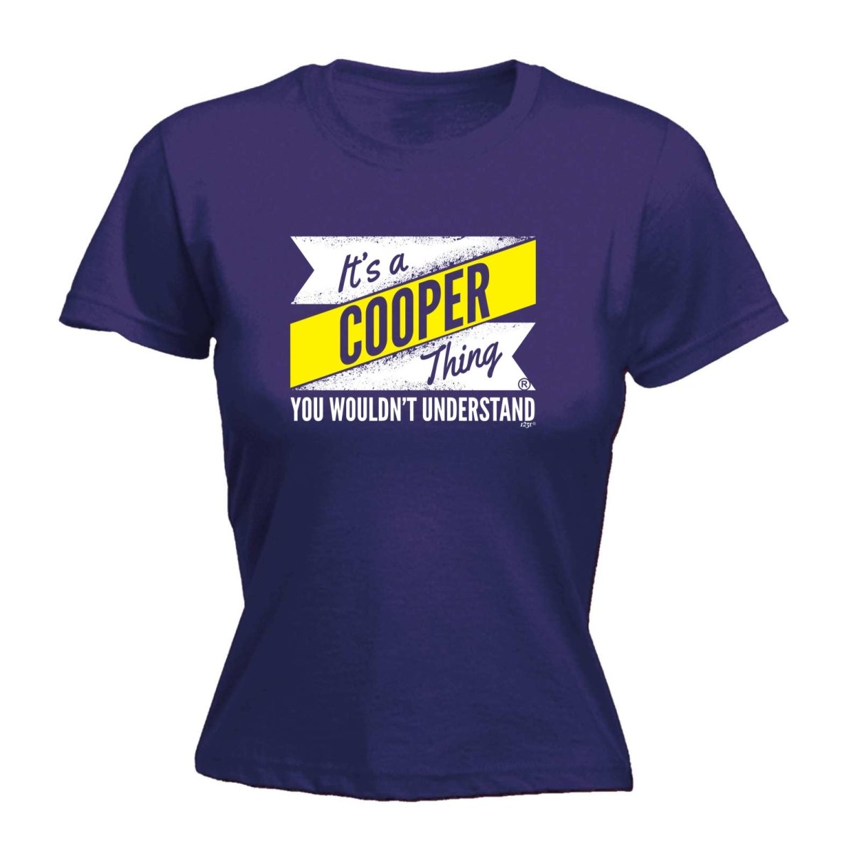 Cooper V2 Surname Thing - Funny Novelty Womens T-Shirt T Shirt Tshirt - 123t Australia | Funny T-Shirts Mugs Novelty Gifts