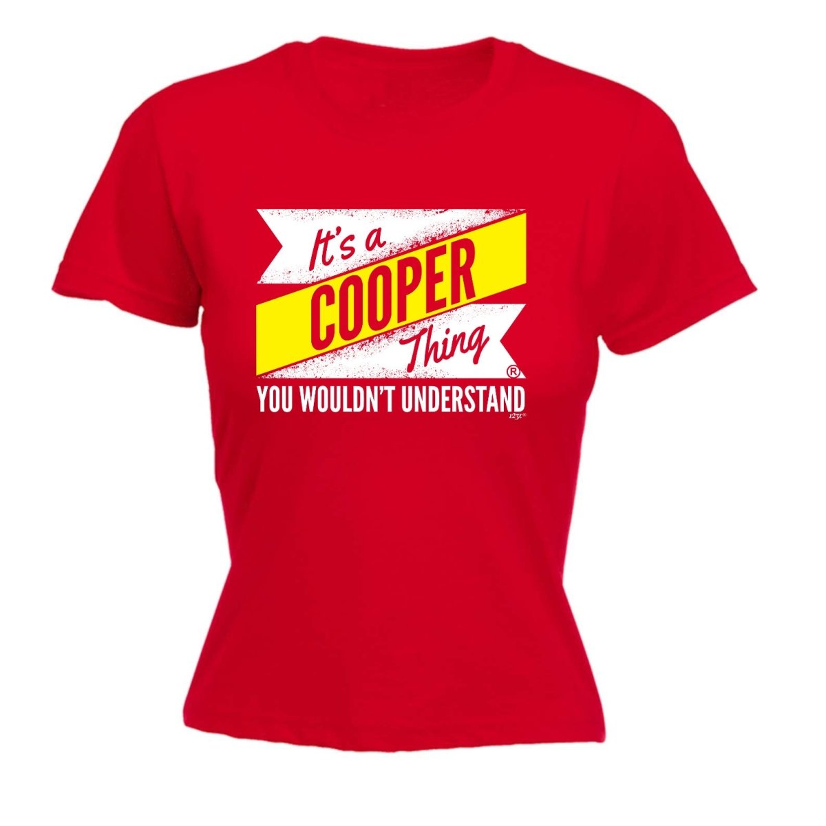 Cooper V2 Surname Thing - Funny Novelty Womens T-Shirt T Shirt Tshirt - 123t Australia | Funny T-Shirts Mugs Novelty Gifts