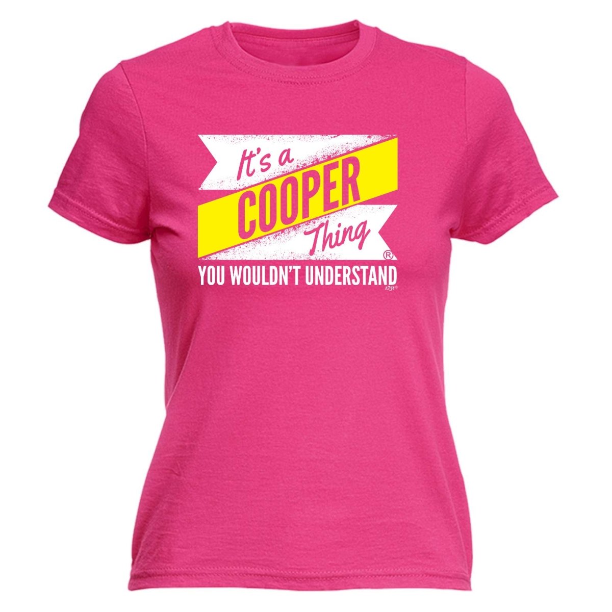 Cooper V2 Surname Thing - Funny Novelty Womens T-Shirt T Shirt Tshirt - 123t Australia | Funny T-Shirts Mugs Novelty Gifts