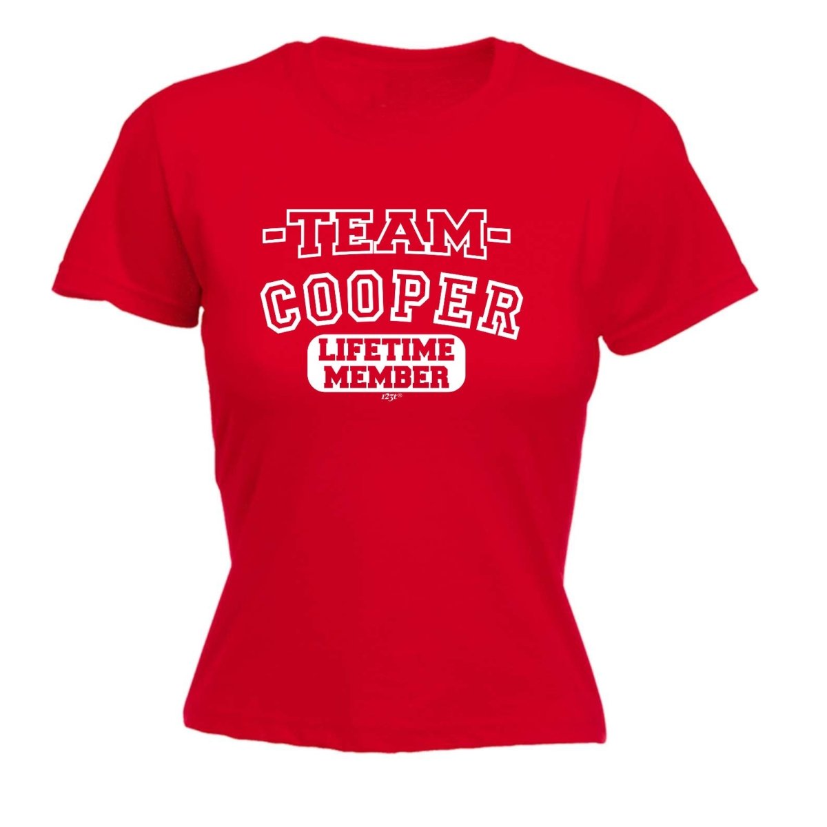 Cooper V2 Team Lifetime Member - Funny Novelty Womens T-Shirt T Shirt Tshirt - 123t Australia | Funny T-Shirts Mugs Novelty Gifts