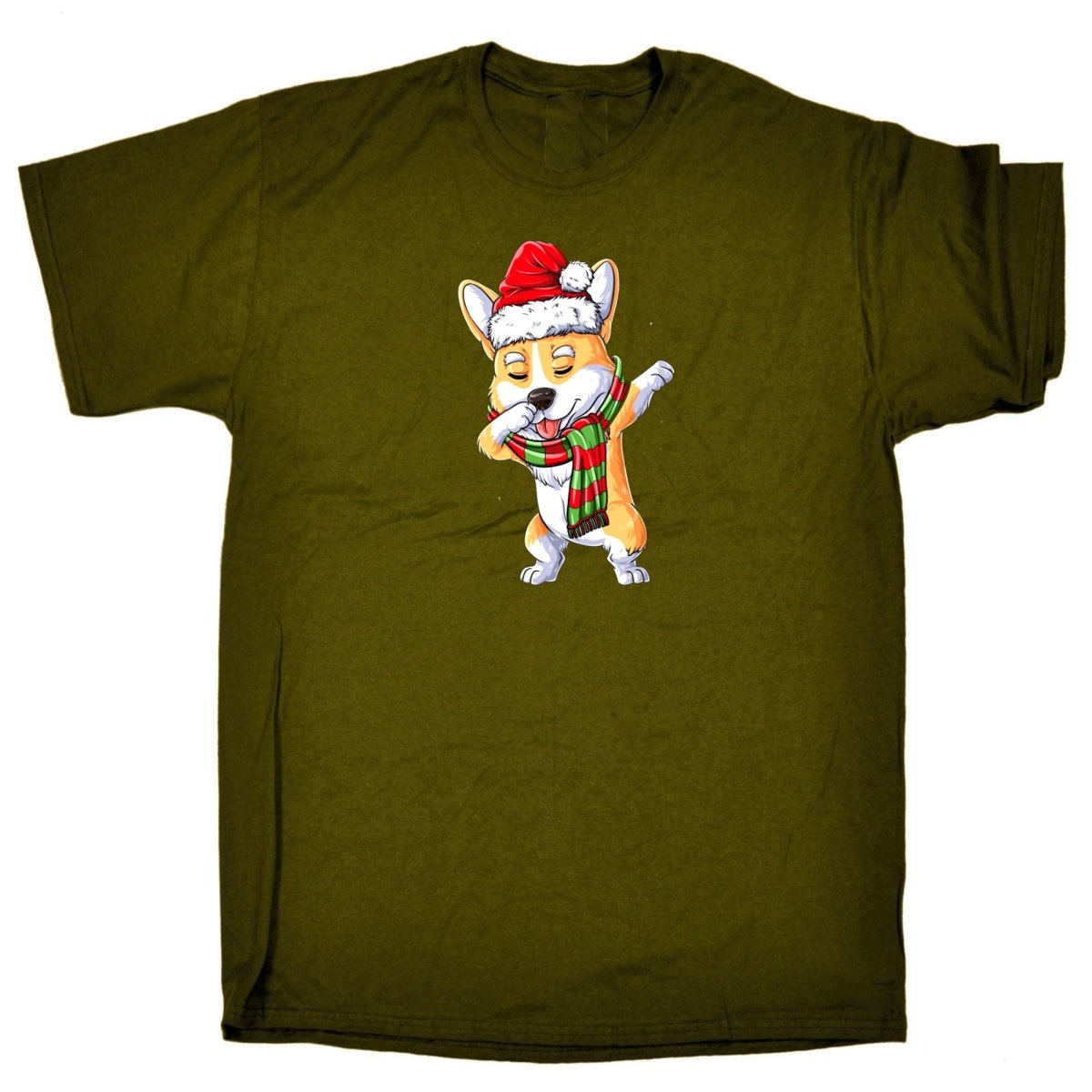 Corgi Dance Christmas Xmas - Mens Funny T-Shirt Tshirts Tee Shirt - 123t Australia | Funny T-Shirts Mugs Novelty Gifts