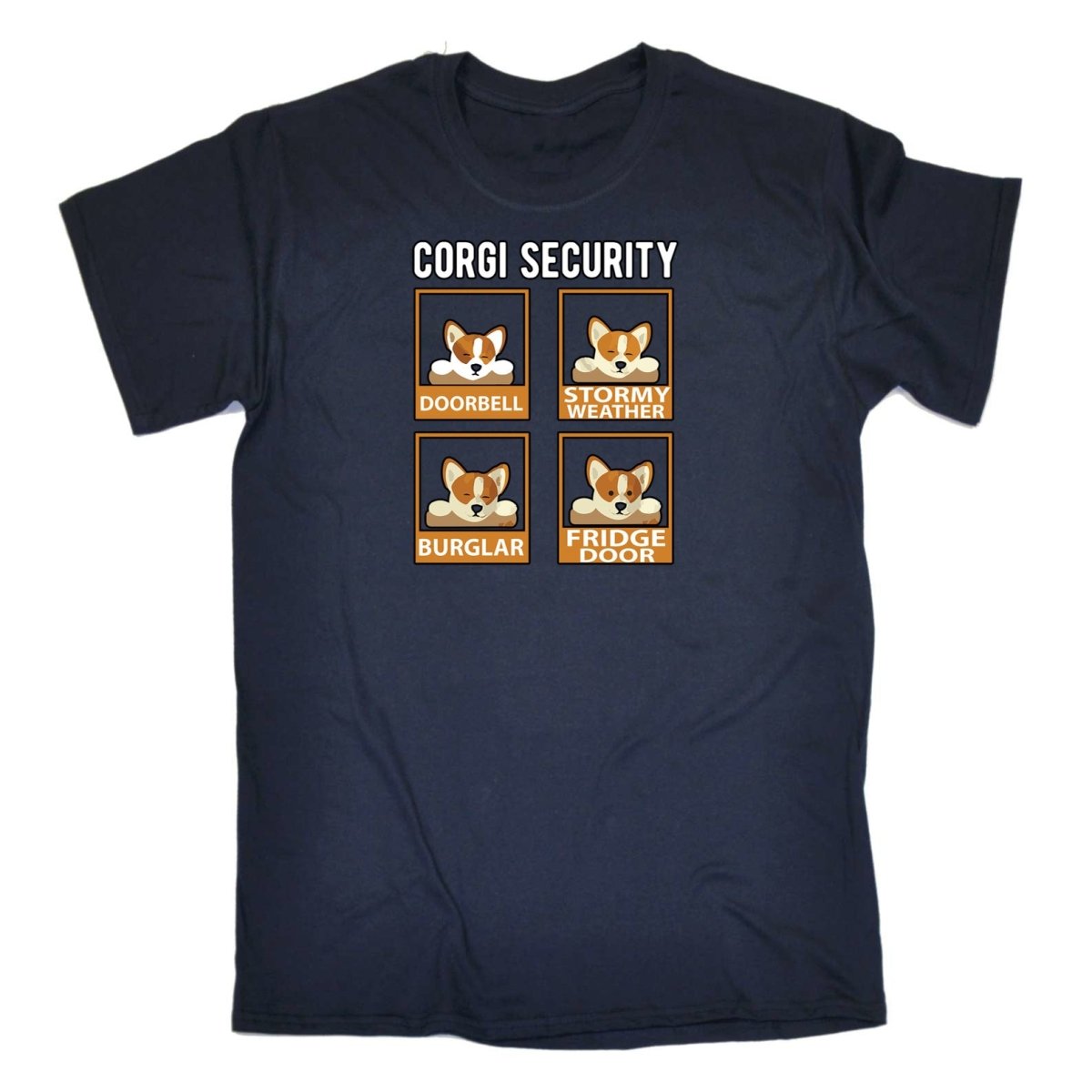 Corgi Security Dog Dogs - Mens Funny T-Shirt Tshirts - 123t Australia | Funny T-Shirts Mugs Novelty Gifts