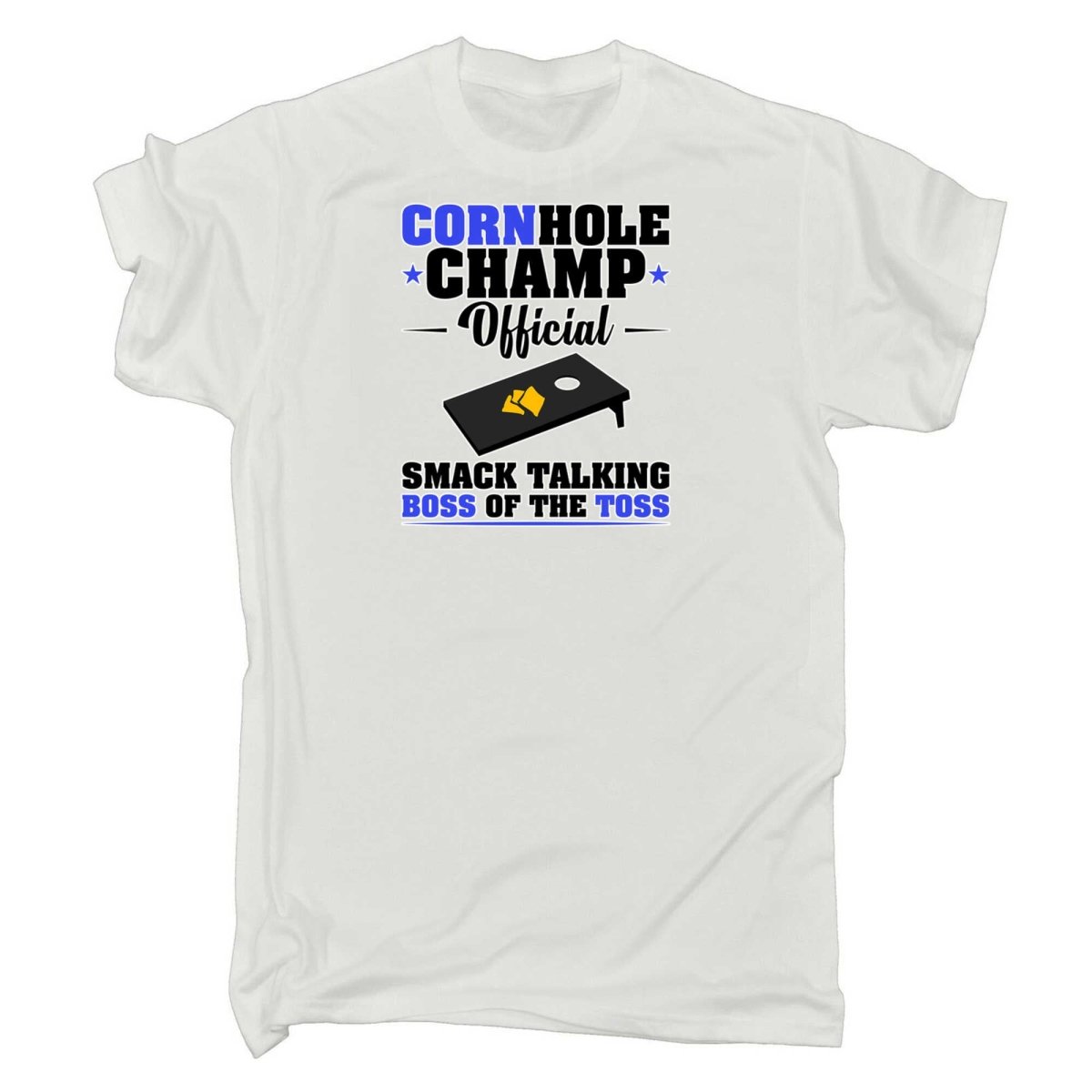 Cornhole Champ Official Smack Talking Boss Of The Toss - Mens Funny T-Shirt Tshirts - 123t Australia | Funny T-Shirts Mugs Novelty Gifts