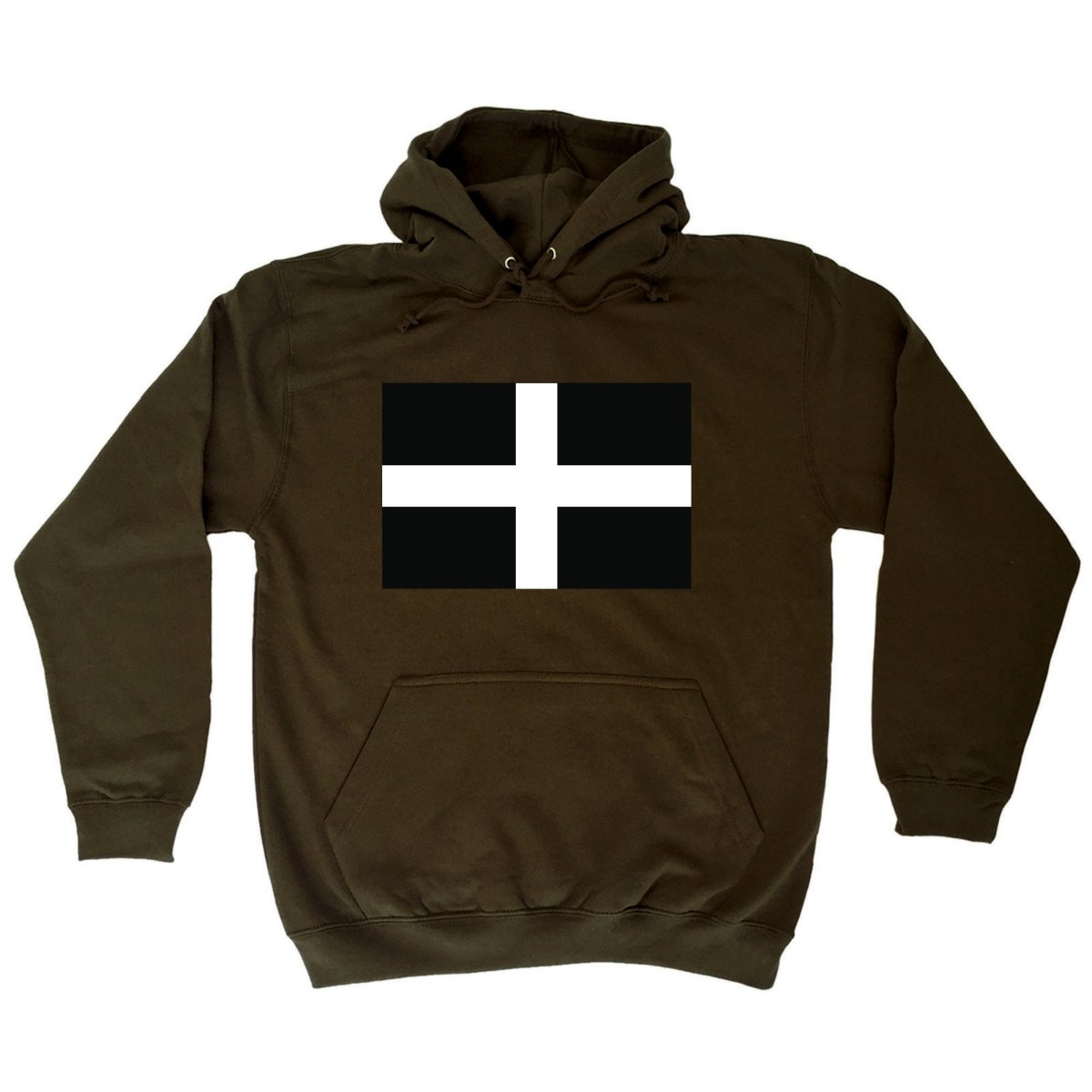 Cornwall Flag - Funny Novelty Hoodies Hoodie - 123t Australia | Funny T-Shirts Mugs Novelty Gifts