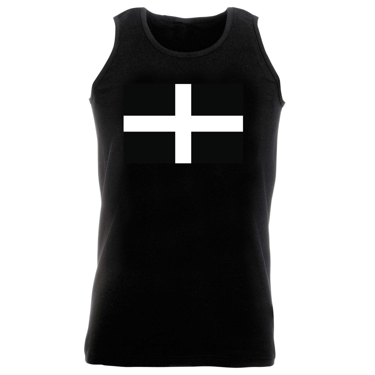 Cornwall Flag - Funny Novelty Vest Singlet Unisex Tank Top - 123t Australia | Funny T-Shirts Mugs Novelty Gifts