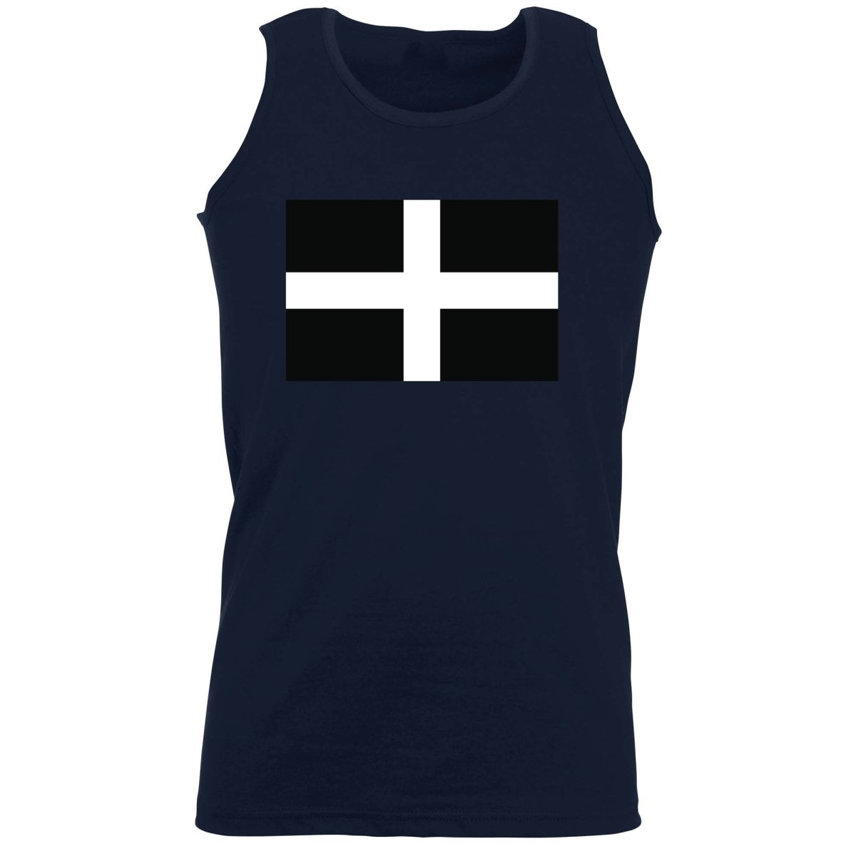 Cornwall Flag - Funny Novelty Vest Singlet Unisex Tank Top - 123t Australia | Funny T-Shirts Mugs Novelty Gifts