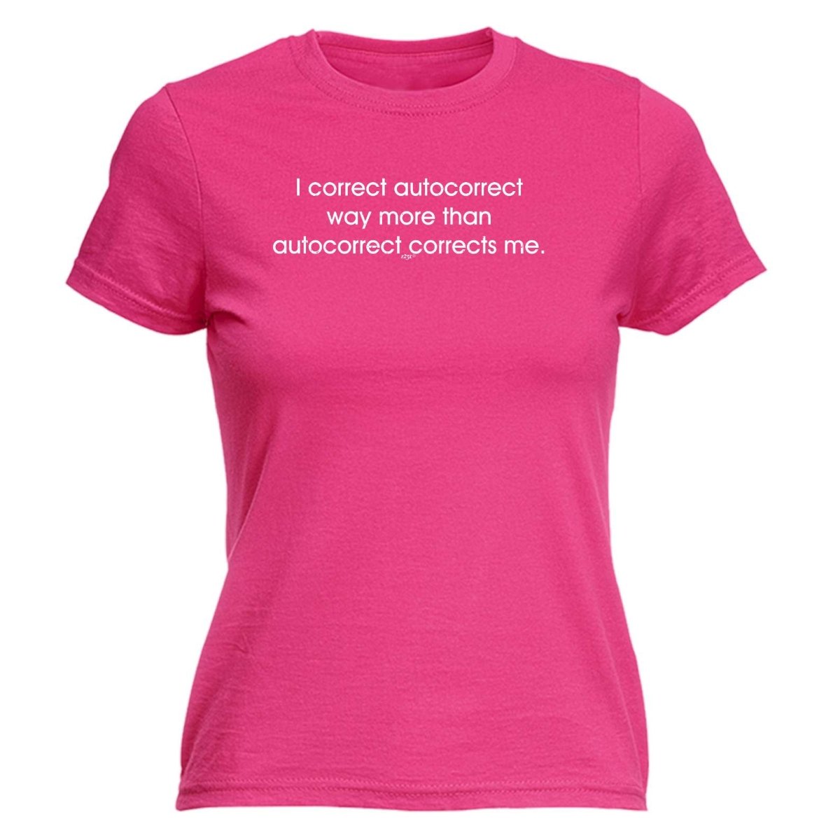 Correct Autocorrect Way More - Funny Novelty Womens T-Shirt T Shirt Tshirt - 123t Australia | Funny T-Shirts Mugs Novelty Gifts