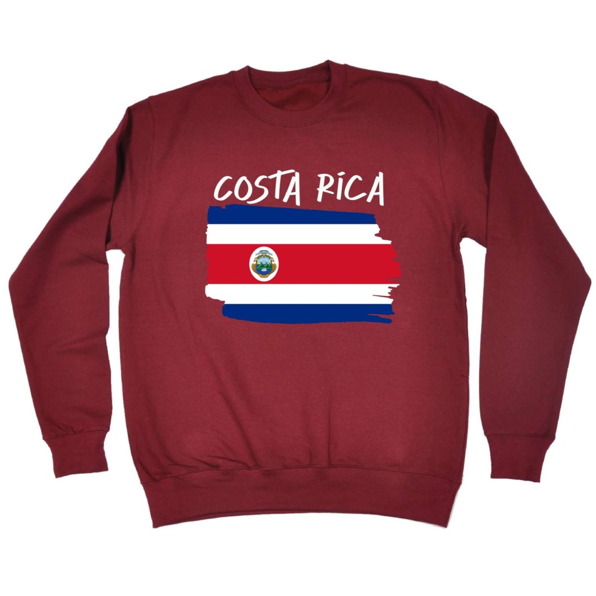 Costa Rica (State) Country Flag Nationality - Sweatshirt - 123t Australia | Funny T-Shirts Mugs Novelty Gifts