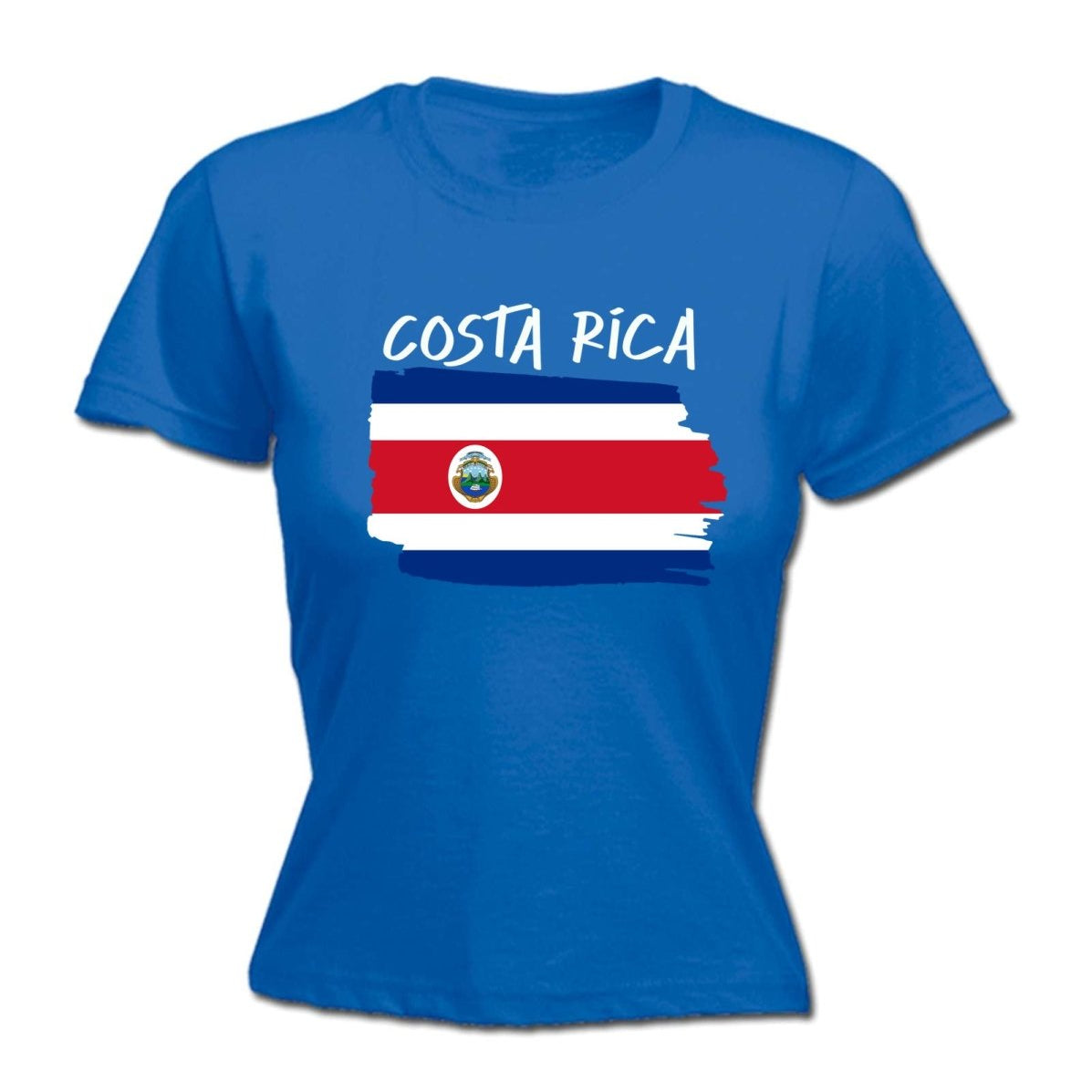 Costa Rica (State) Country Flag Nationality - Womens T-Shirt T Shirt Tshirt - 123t Australia | Funny T-Shirts Mugs Novelty Gifts