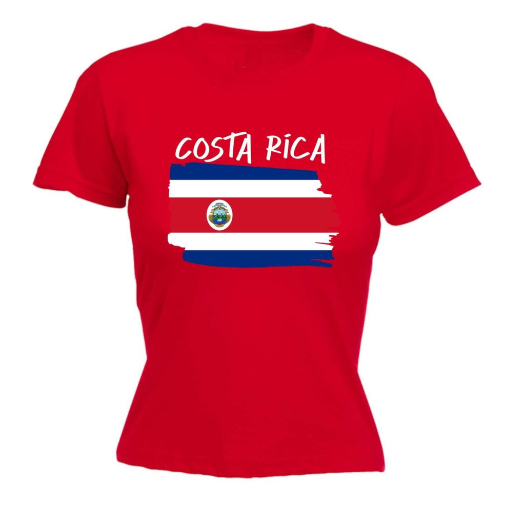 Costa Rica (State) Country Flag Nationality - Womens T-Shirt T Shirt Tshirt - 123t Australia | Funny T-Shirts Mugs Novelty Gifts