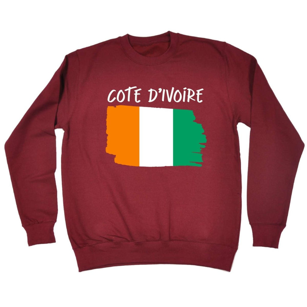 Cote Divoire Country Flag Nationality - Sweatshirt - 123t Australia | Funny T-Shirts Mugs Novelty Gifts