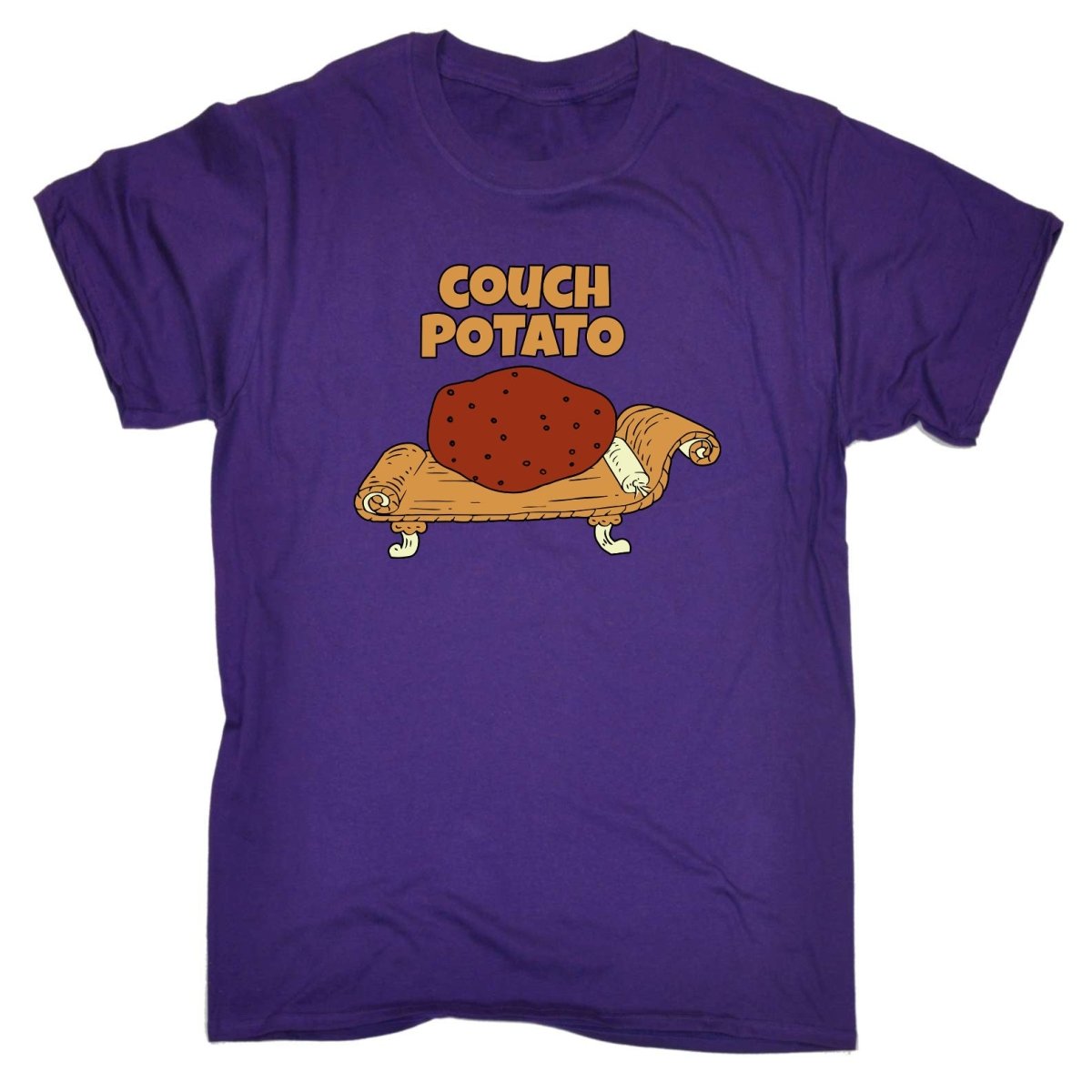 Couch Potato - Mens Funny T-Shirt Tshirts Tee Shirt - 123t Australia | Funny T-Shirts Mugs Novelty Gifts